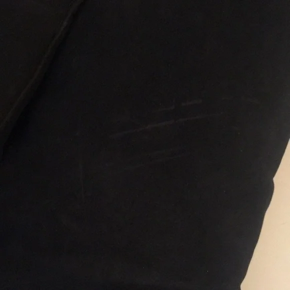 White Mountain Cute Faux Suede Black Biker Boots - Picture 6 of 6